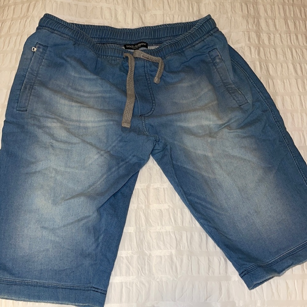 Denim-look Dolce & Gabbana Athletic Shorts Size XXL